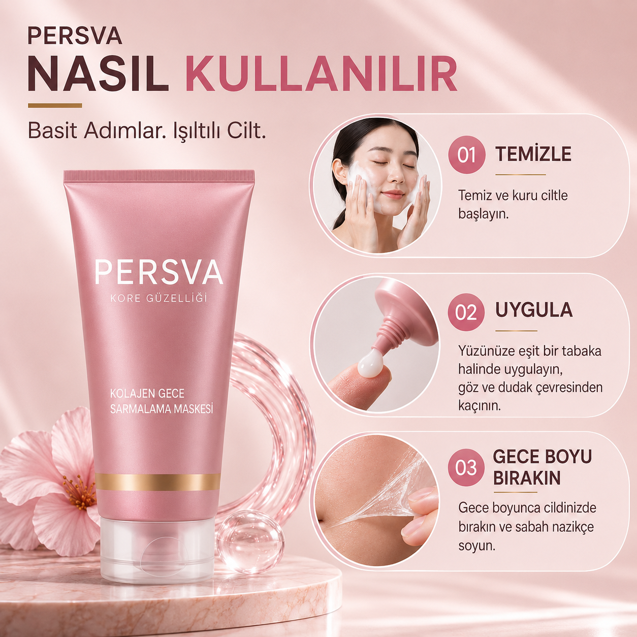 PERSVA GECE BAKIM MASKESİ